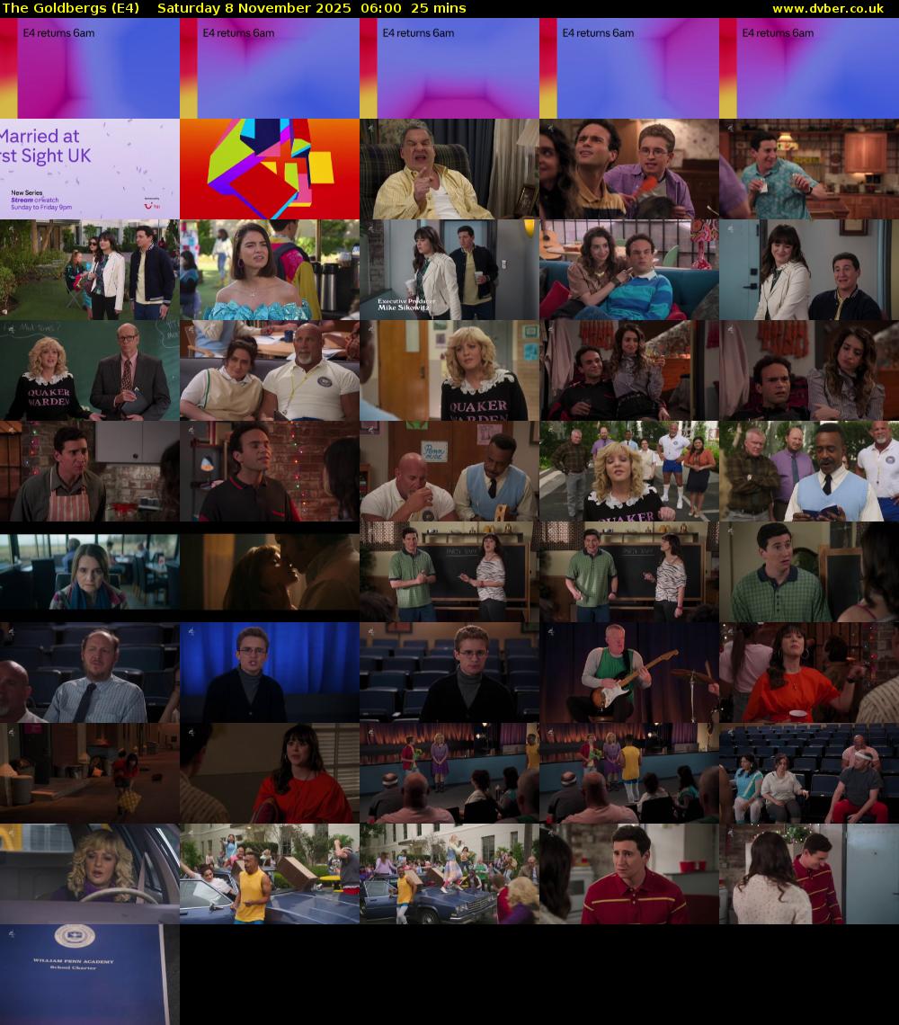 The Goldbergs (E4) Saturday 8 November 2025 06:00 - 06:25