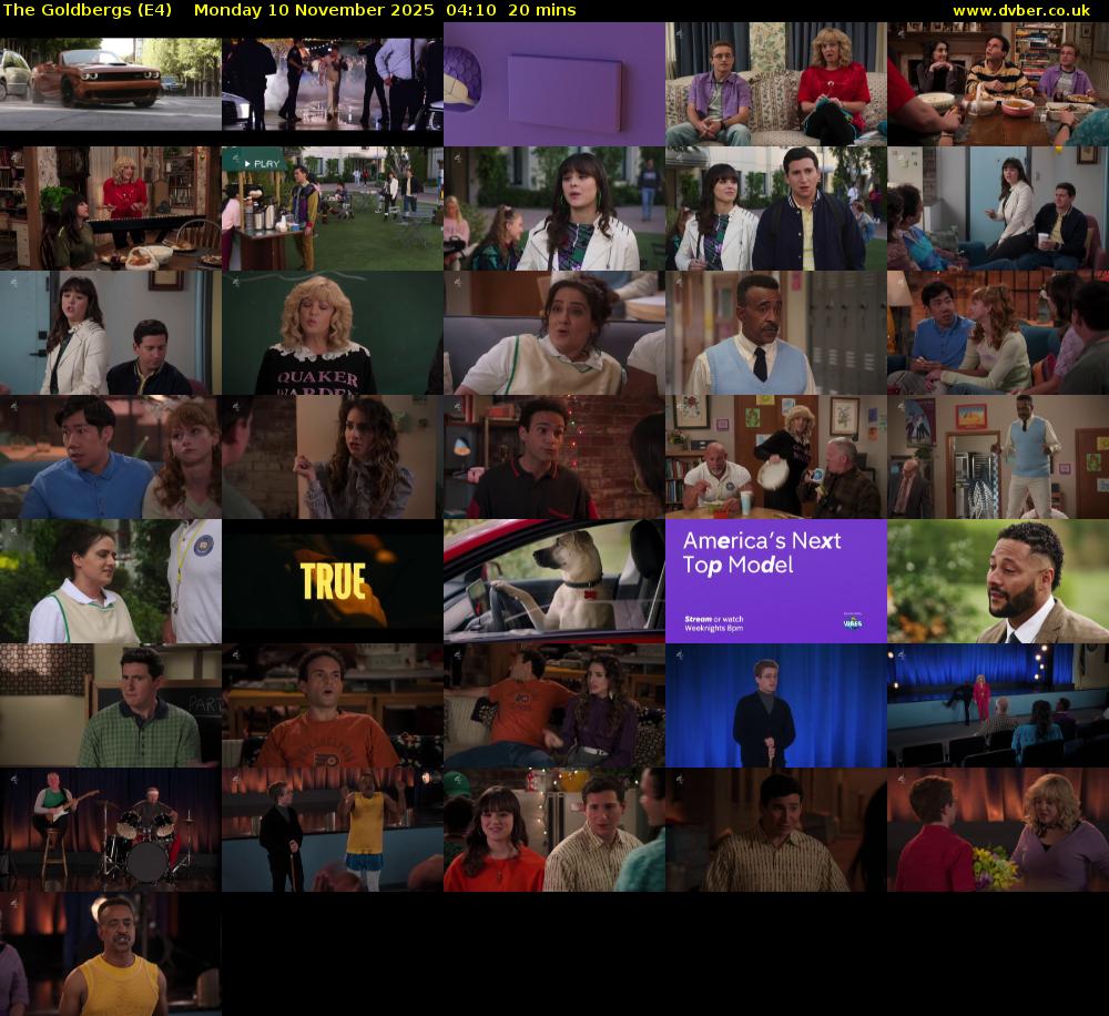The Goldbergs (E4) Monday 10 November 2025 04:10 - 04:30