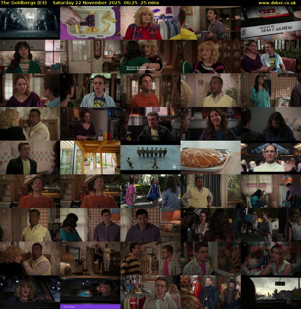 The Goldbergs (E4) Saturday 22 November 2025 06:25 - 06:50