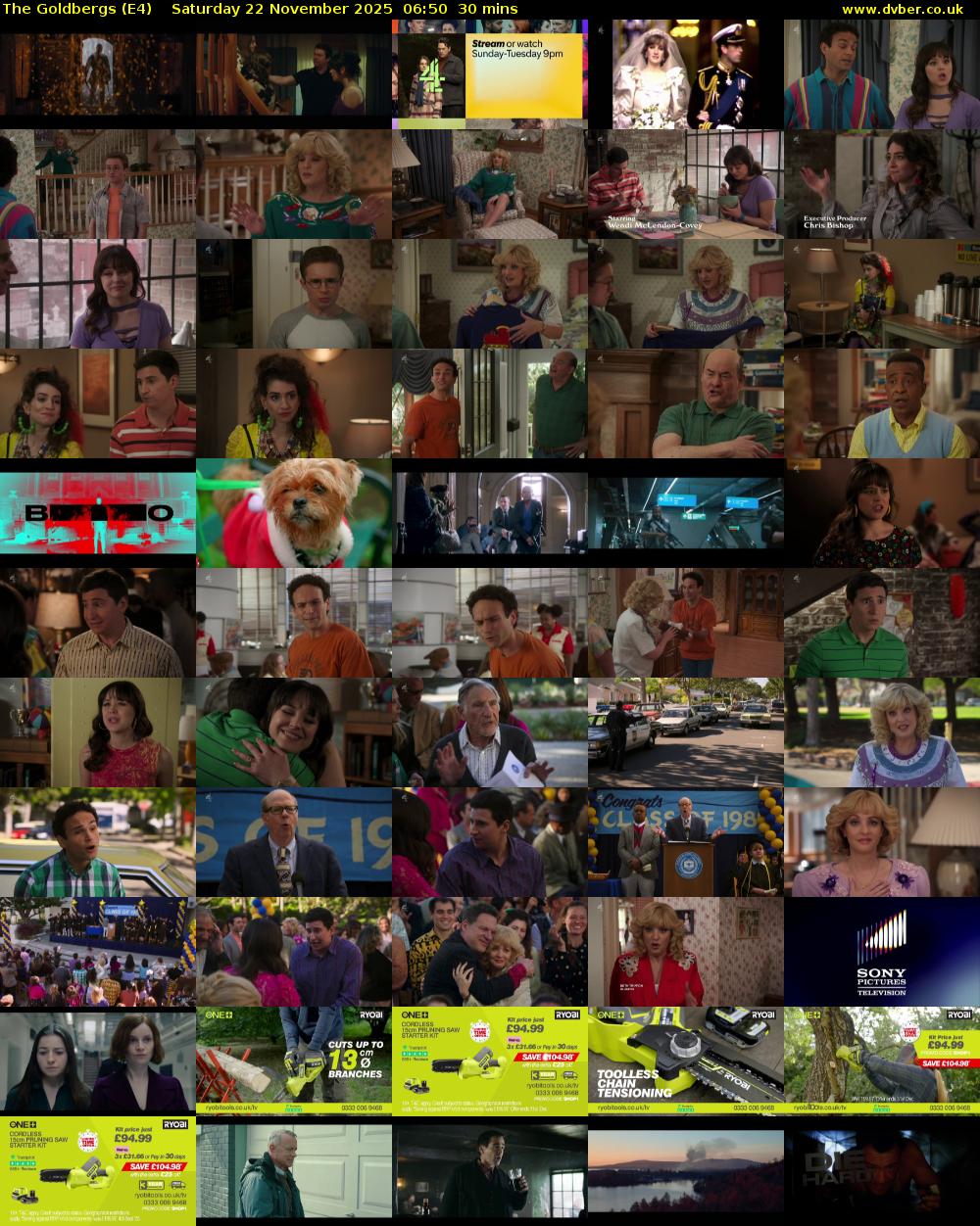 The Goldbergs (E4) Saturday 22 November 2025 06:50 - 07:20