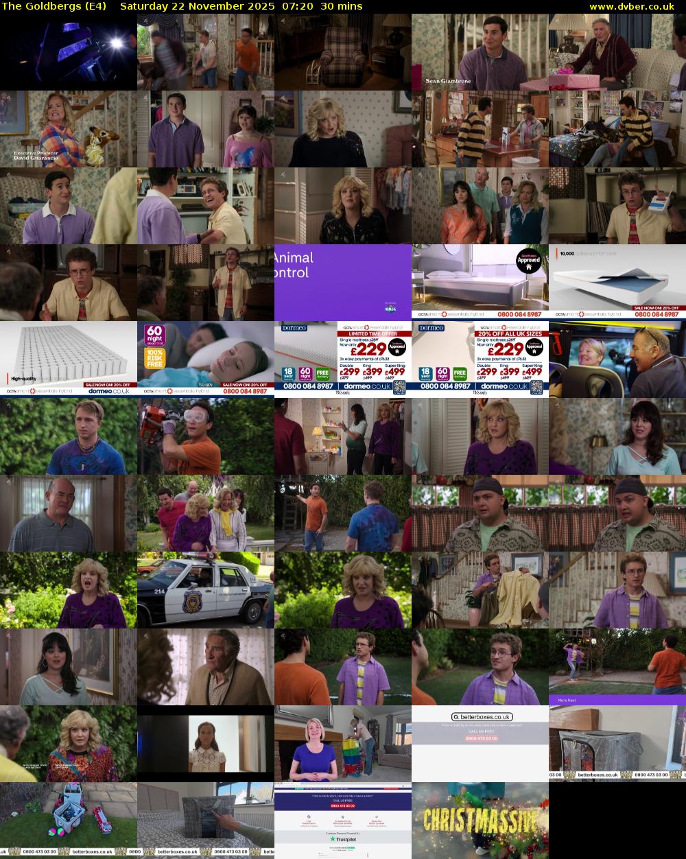 The Goldbergs (E4) Saturday 22 November 2025 07:20 - 07:50