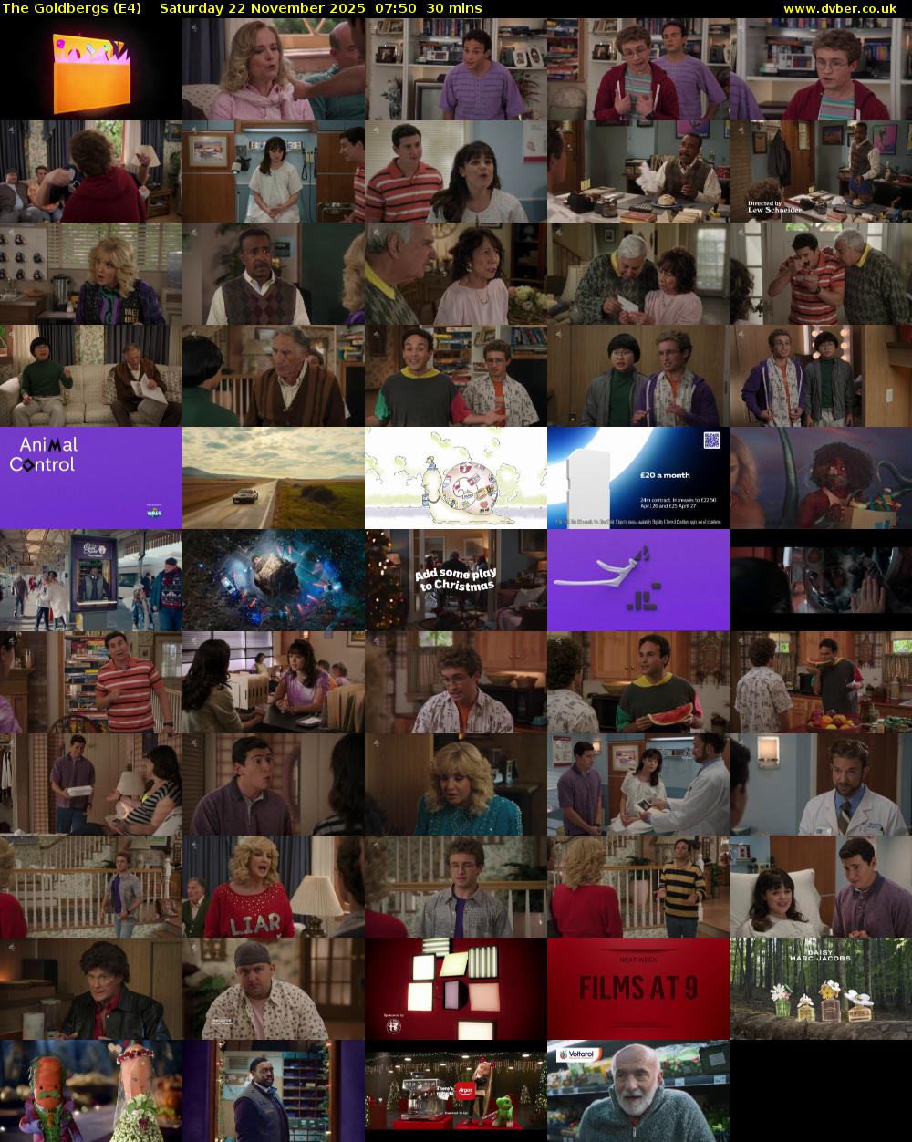 The Goldbergs (E4) Saturday 22 November 2025 07:50 - 08:20