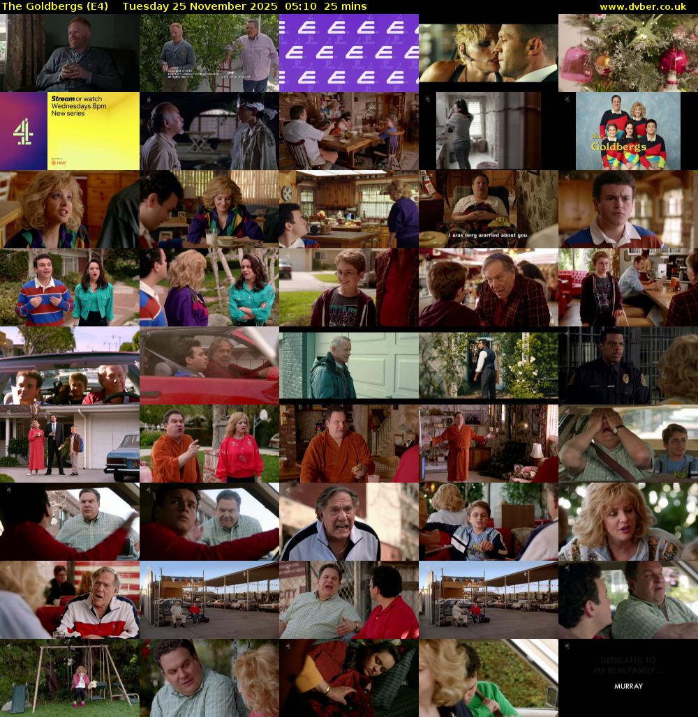 The Goldbergs (E4) Tuesday 25 November 2025 05:10 - 05:35