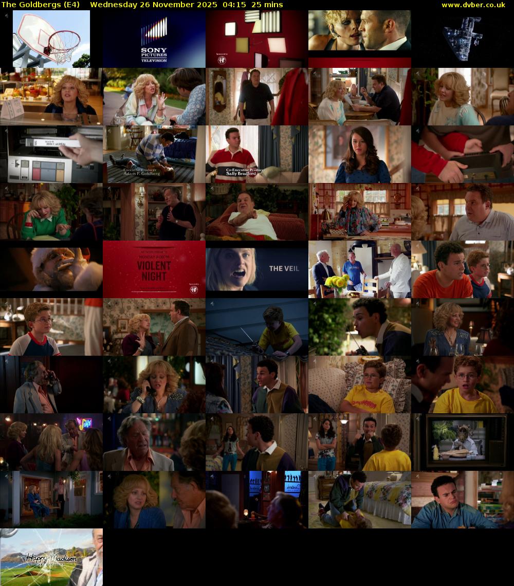 The Goldbergs (E4) Wednesday 26 November 2025 04:15 - 04:40