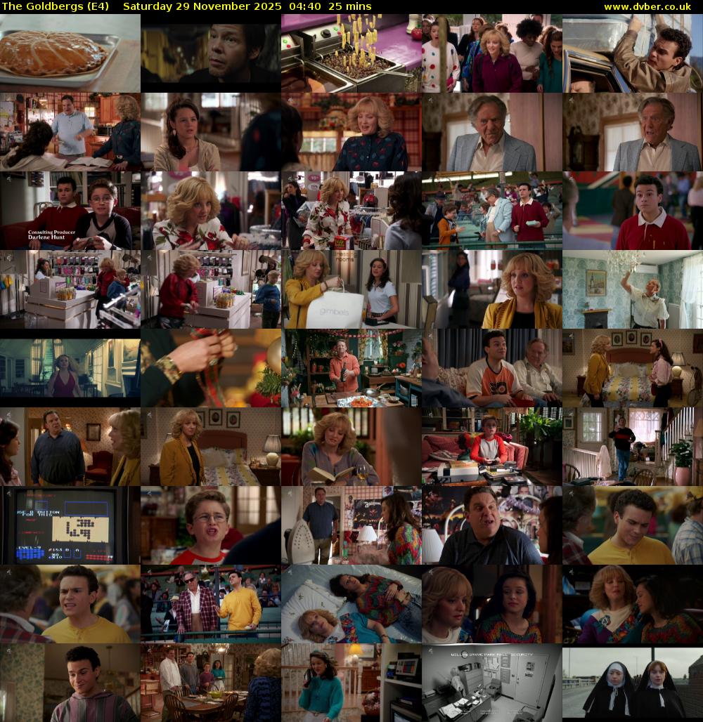 The Goldbergs (E4) Saturday 29 November 2025 04:40 - 05:05