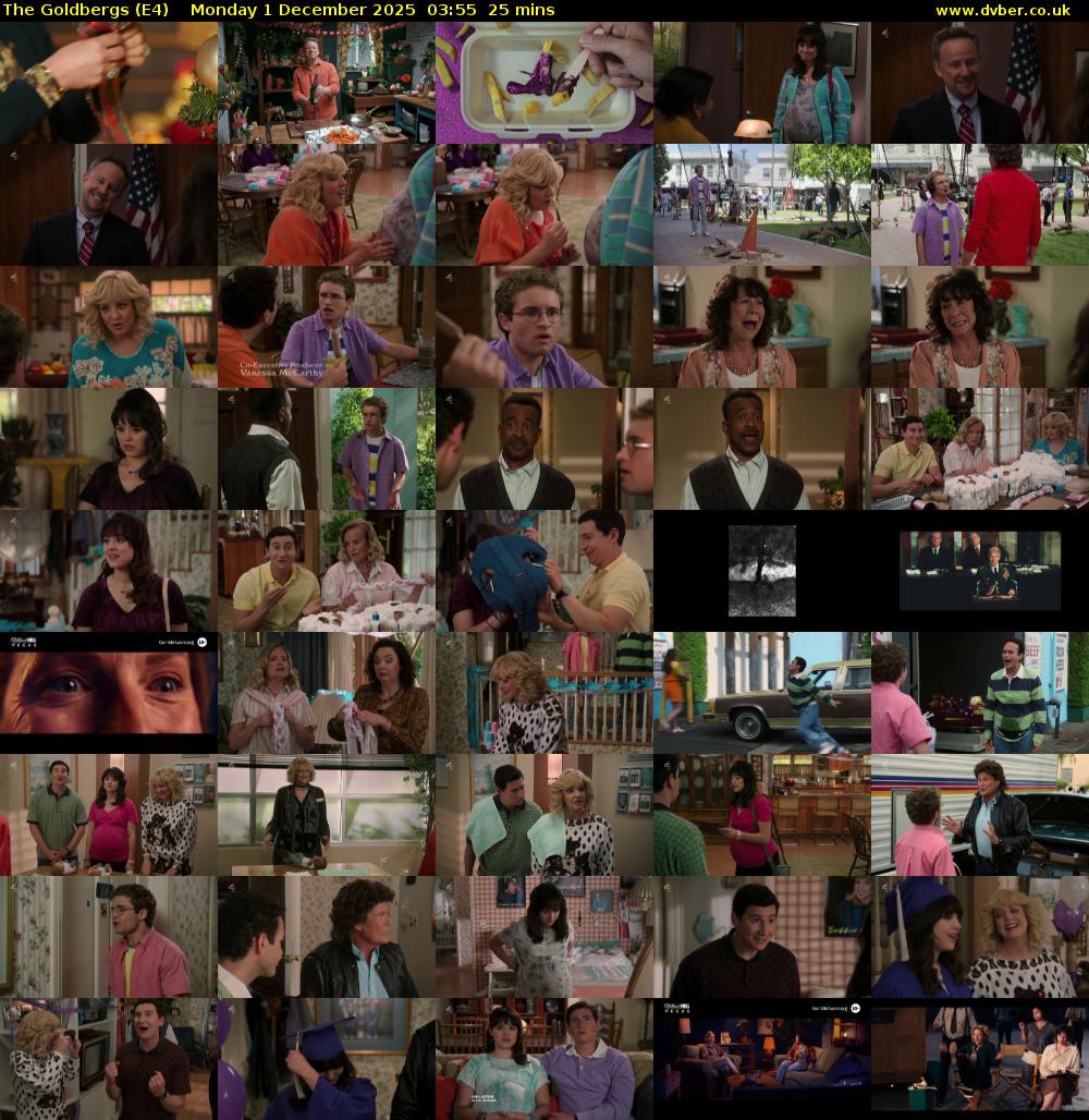 The Goldbergs (E4) Monday 1 December 2025 03:55 - 04:20