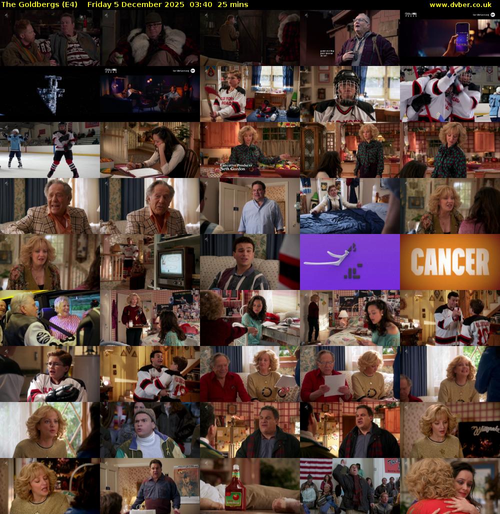 The Goldbergs (E4) Friday 5 December 2025 03:40 - 04:05