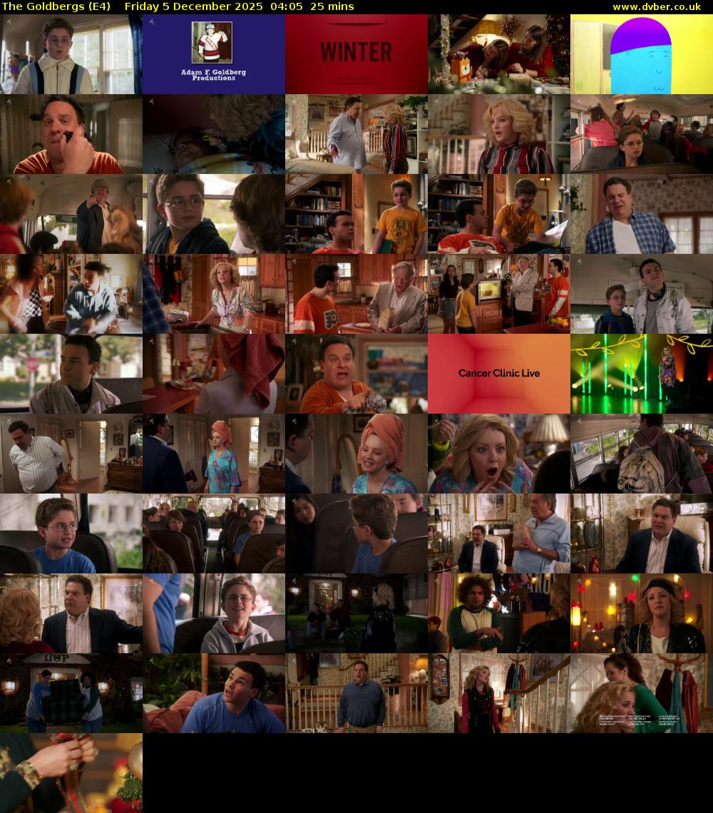 The Goldbergs (E4) Friday 5 December 2025 04:05 - 04:30