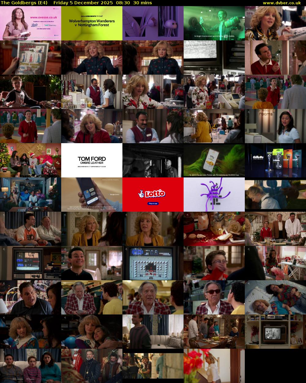 The Goldbergs (E4) Friday 5 December 2025 08:30 - 09:00