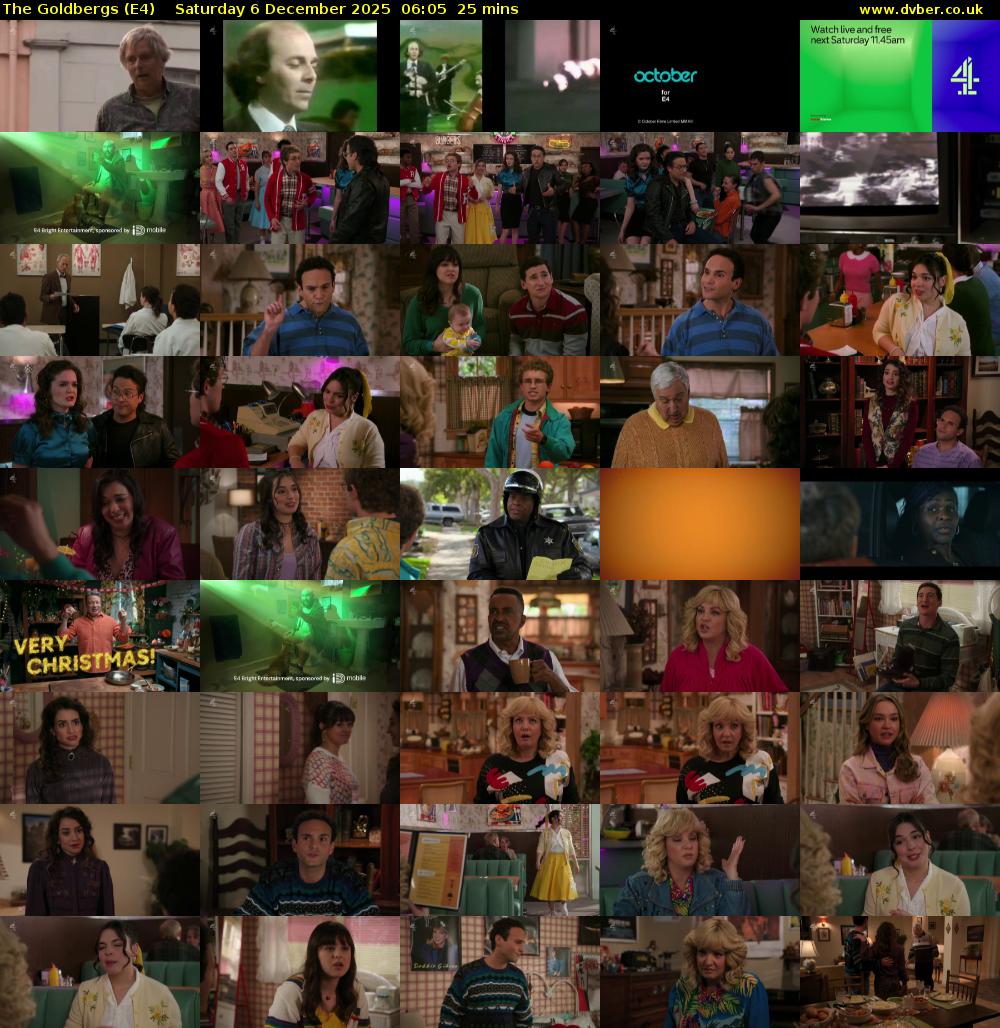 The Goldbergs (E4) Saturday 6 December 2025 06:05 - 06:30