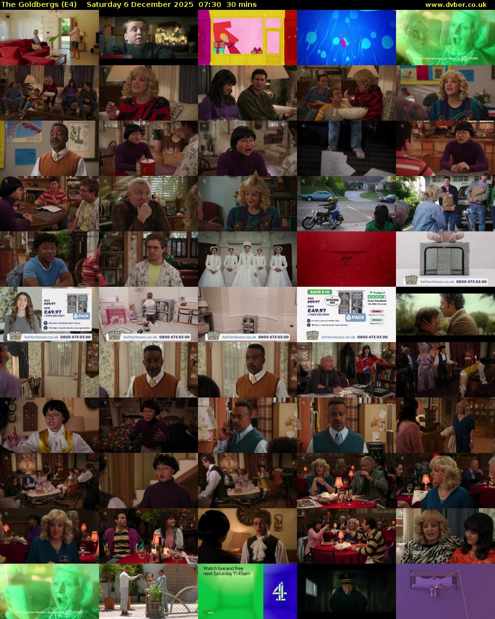 The Goldbergs (E4) Saturday 6 December 2025 07:30 - 08:00