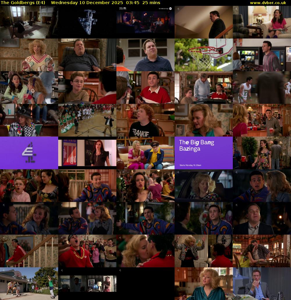 The Goldbergs (E4) Wednesday 10 December 2025 03:45 - 04:10