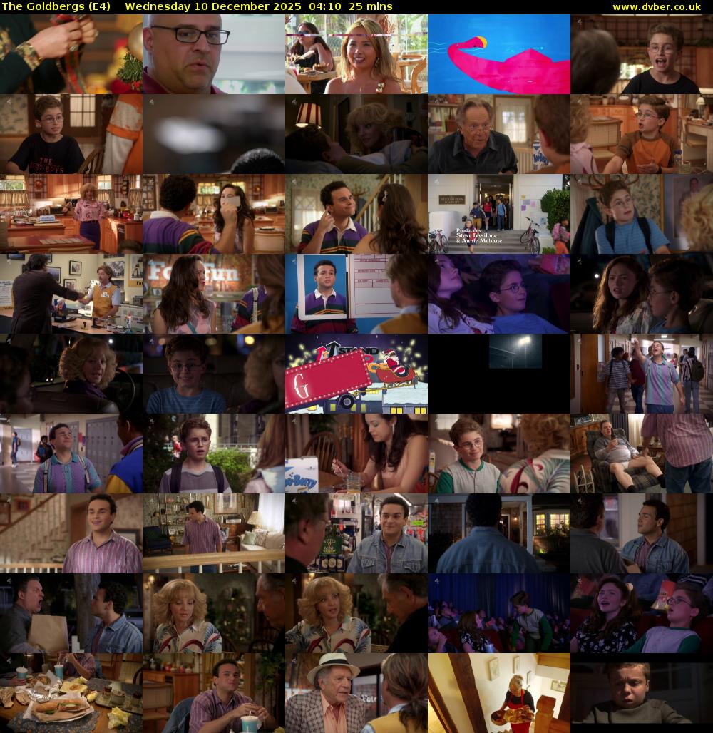 The Goldbergs (E4) Wednesday 10 December 2025 04:10 - 04:35