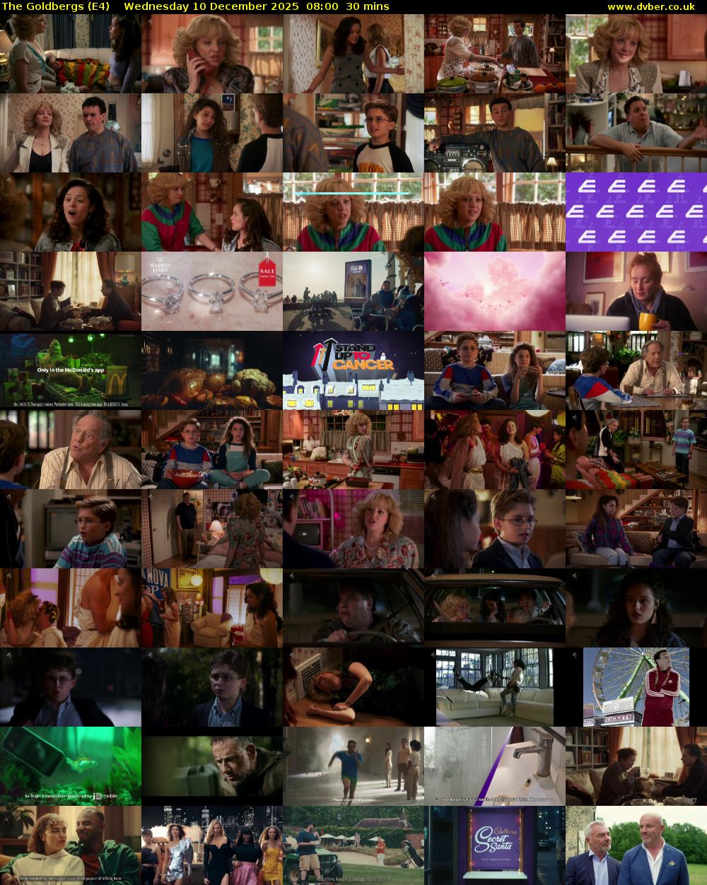 The Goldbergs (E4) Wednesday 10 December 2025 08:00 - 08:30