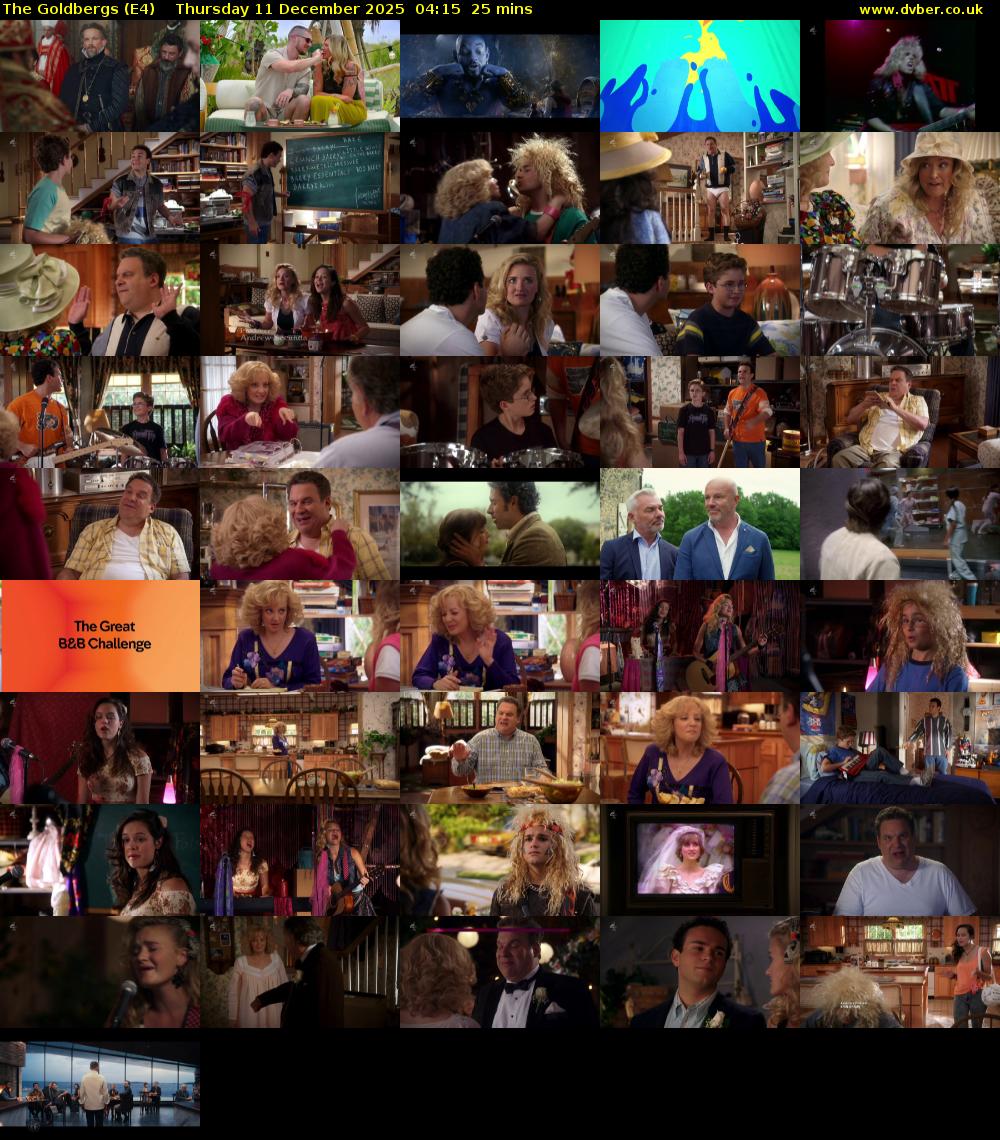 The Goldbergs (E4) Thursday 11 December 2025 04:15 - 04:40