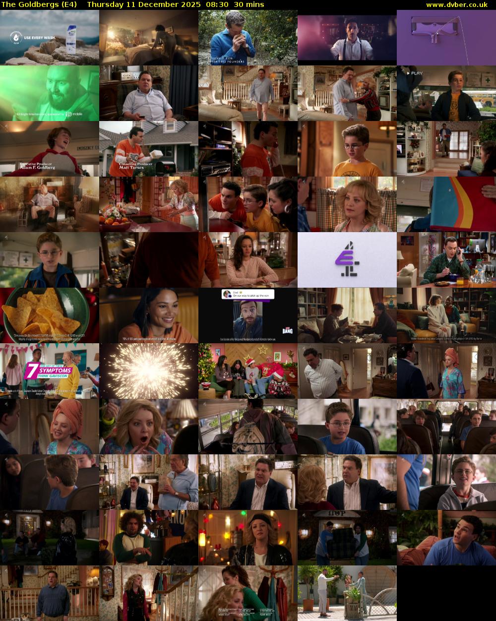 The Goldbergs (E4) Thursday 11 December 2025 08:30 - 09:00