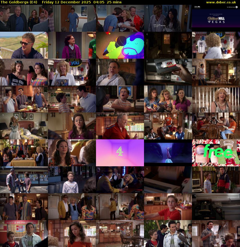 The Goldbergs (E4) Friday 12 December 2025 04:05 - 04:30