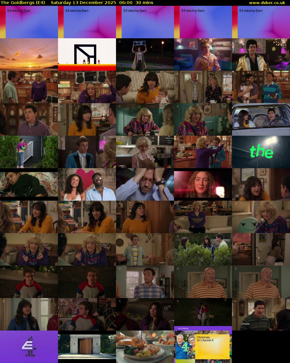 The Goldbergs (E4) Saturday 13 December 2025 06:00 - 06:30