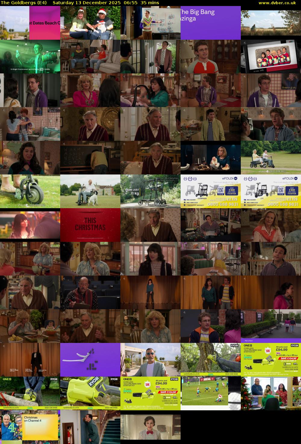 The Goldbergs (E4) Saturday 13 December 2025 06:55 - 07:30
