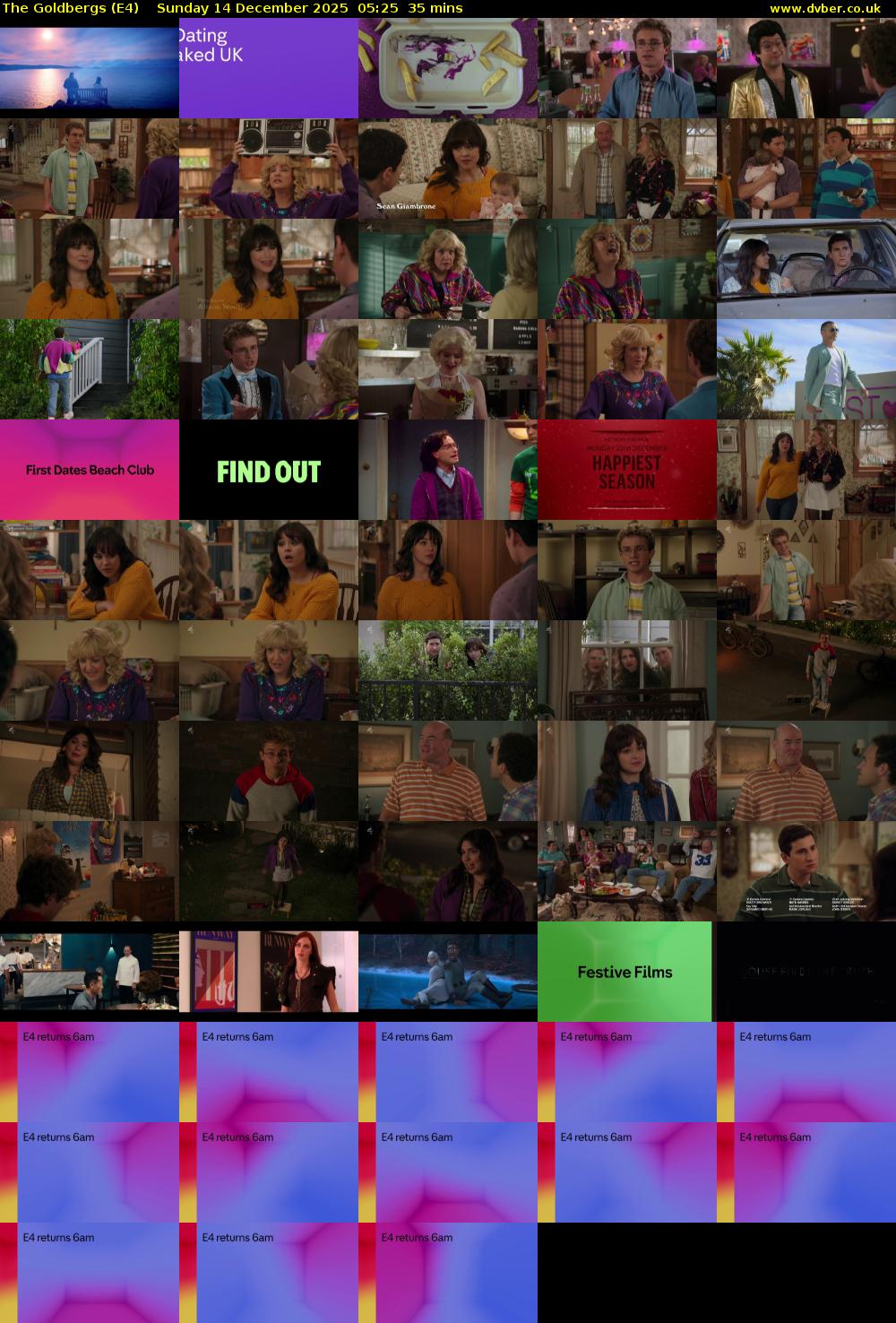 The Goldbergs (E4) Sunday 14 December 2025 05:25 - 06:00