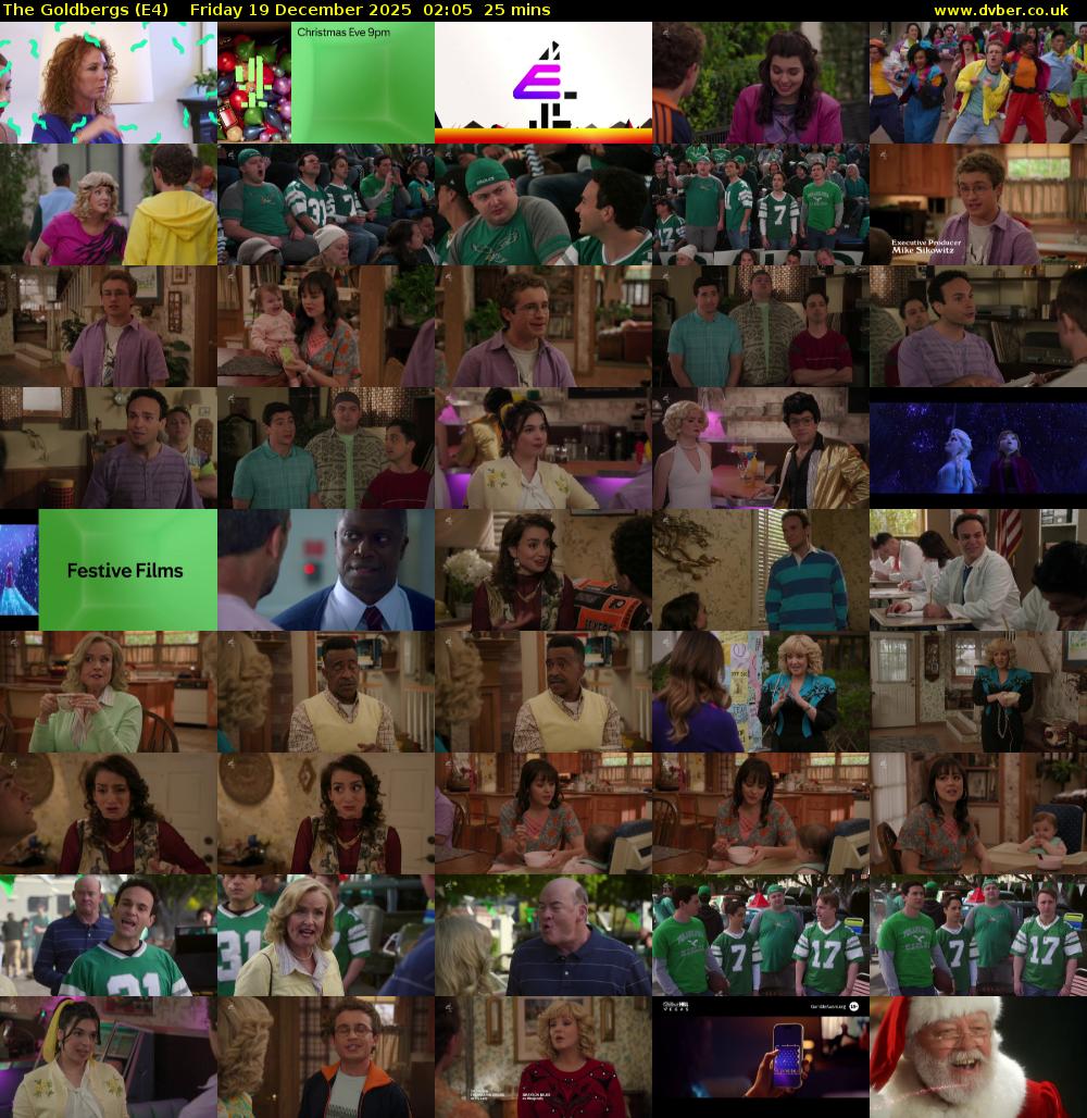 The Goldbergs (E4) Friday 19 December 2025 02:05 - 02:30