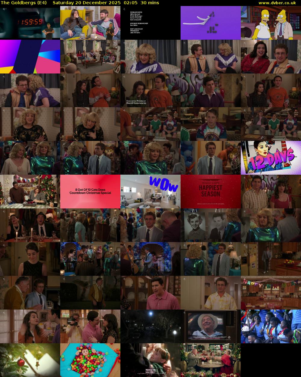The Goldbergs (E4) Saturday 20 December 2025 02:05 - 02:35