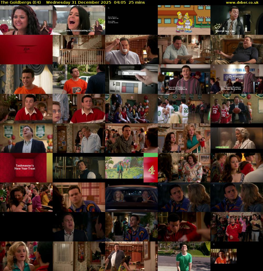 The Goldbergs (E4) Wednesday 31 December 2025 04:05 - 04:30
