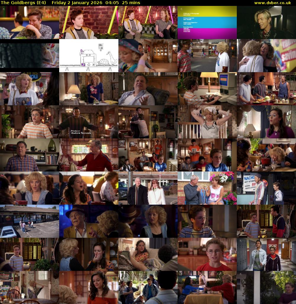 The Goldbergs (E4) Friday 2 January 2026 04:05 - 04:30