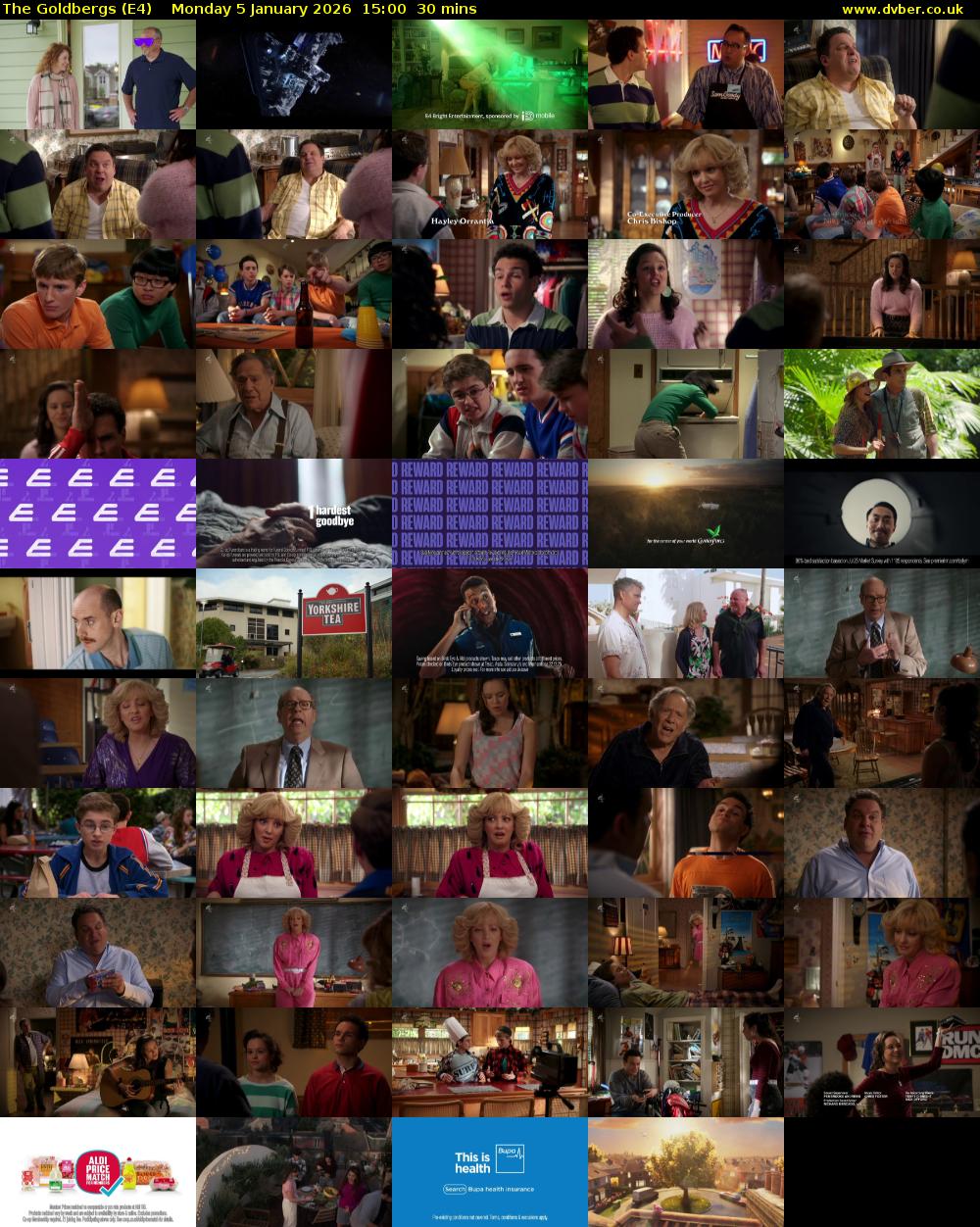 The Goldbergs (E4) Monday 5 January 2026 15:00 - 15:30