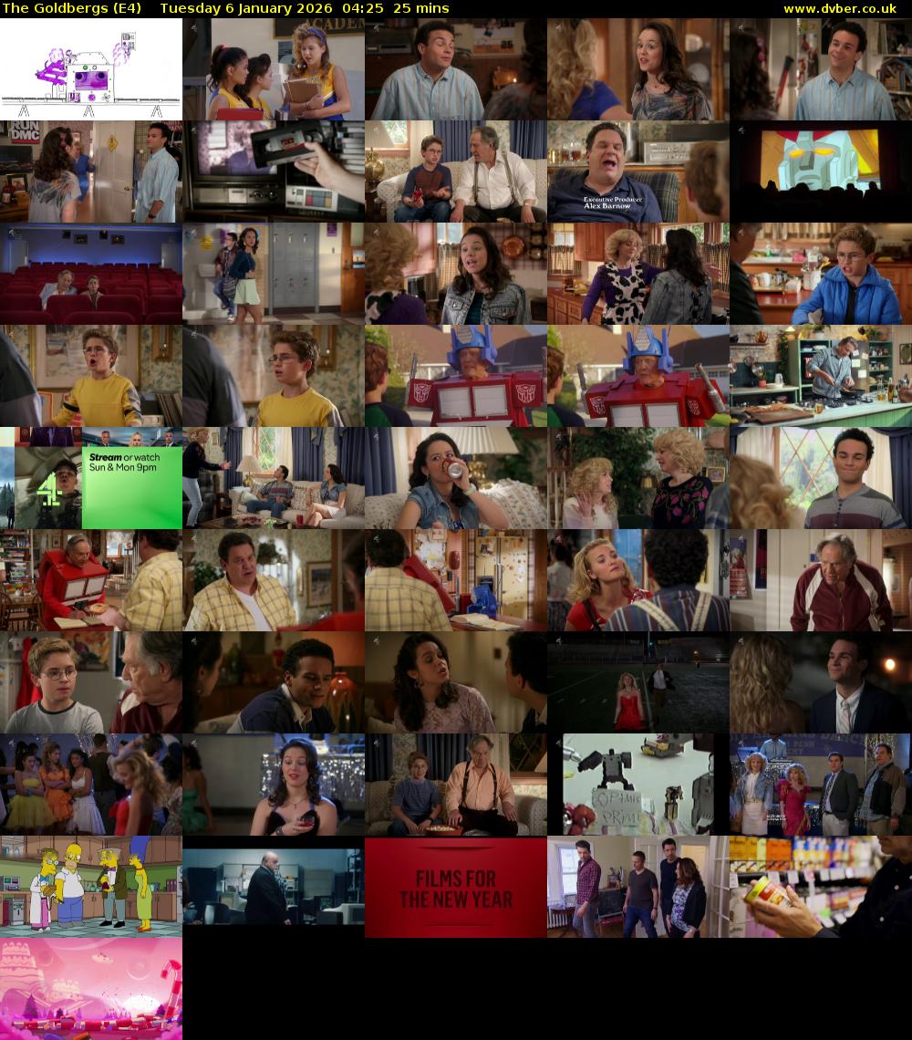 The Goldbergs (E4) Tuesday 6 January 2026 04:25 - 04:50