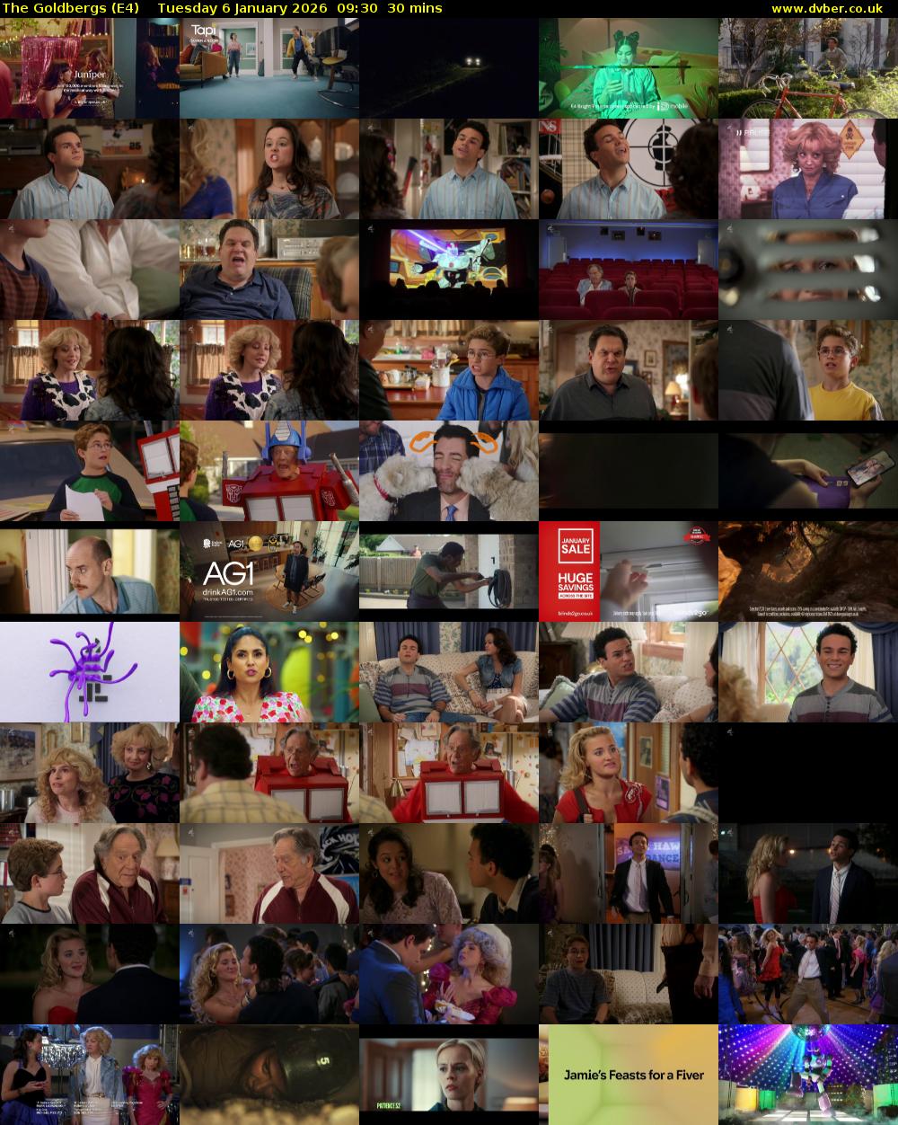 The Goldbergs (E4) Tuesday 6 January 2026 09:30 - 10:00