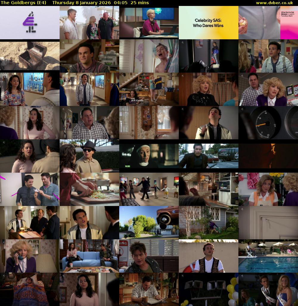 The Goldbergs (E4) Thursday 8 January 2026 04:05 - 04:30