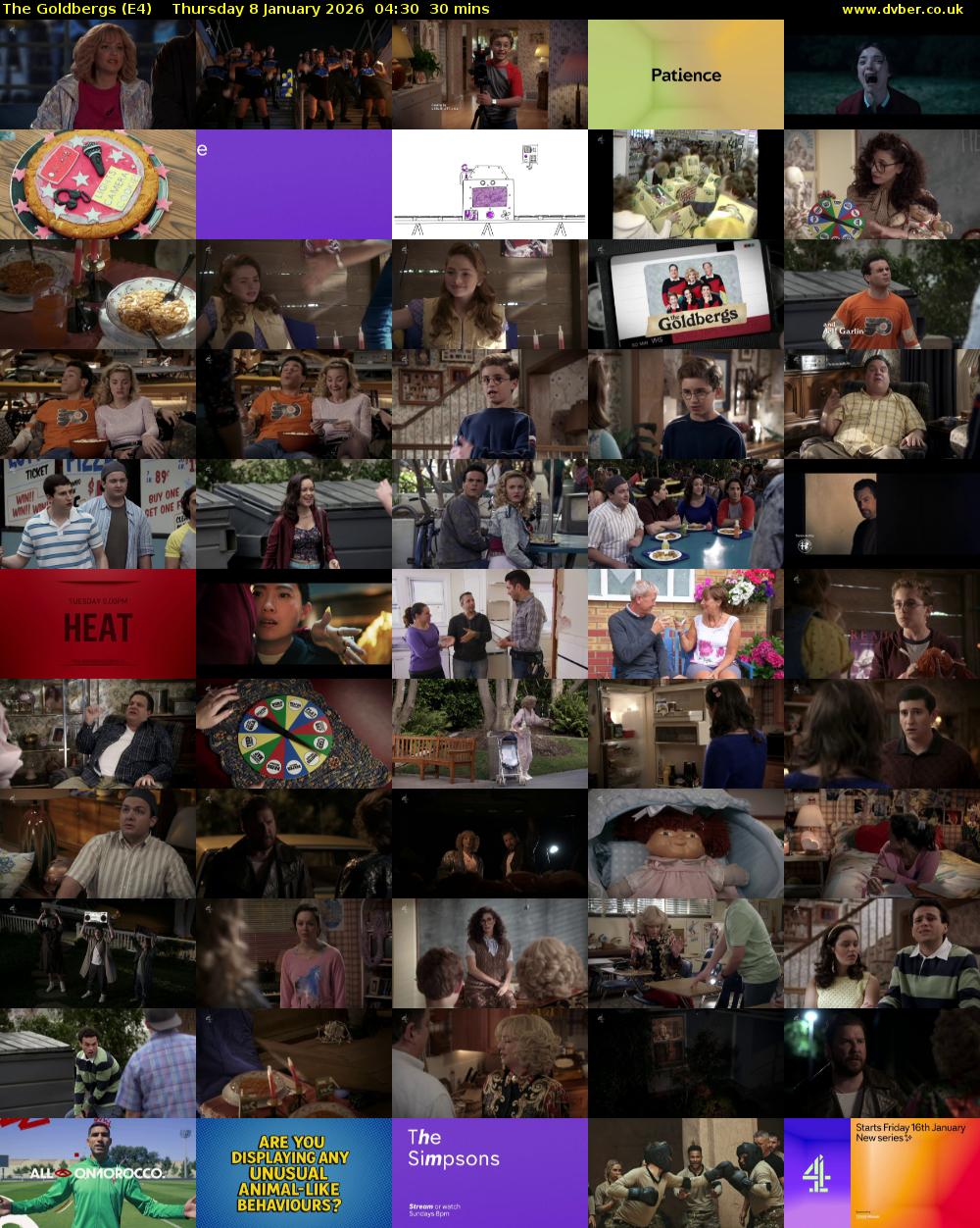 The Goldbergs (E4) Thursday 8 January 2026 04:30 - 05:00