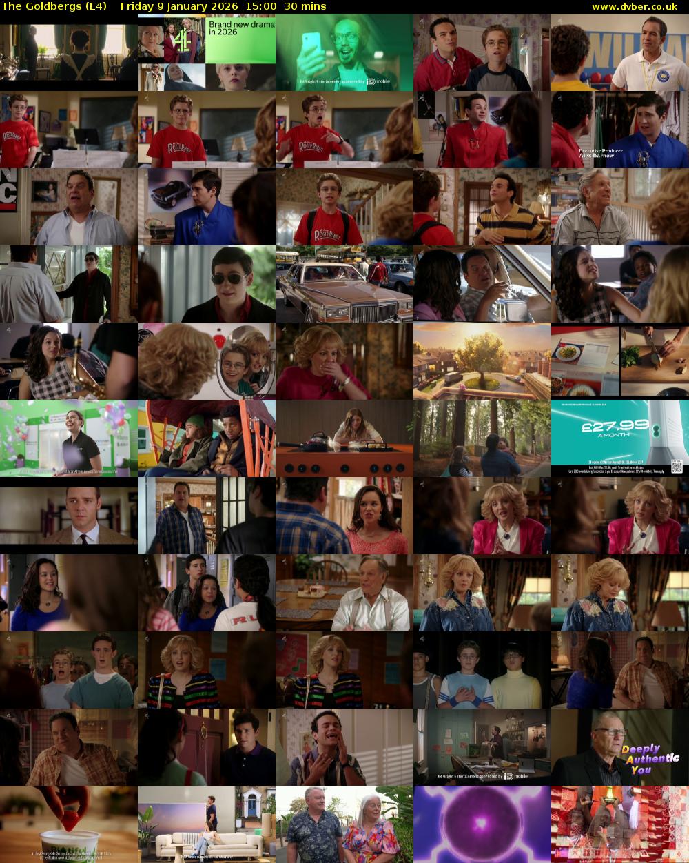 The Goldbergs (E4) Friday 9 January 2026 15:00 - 15:30