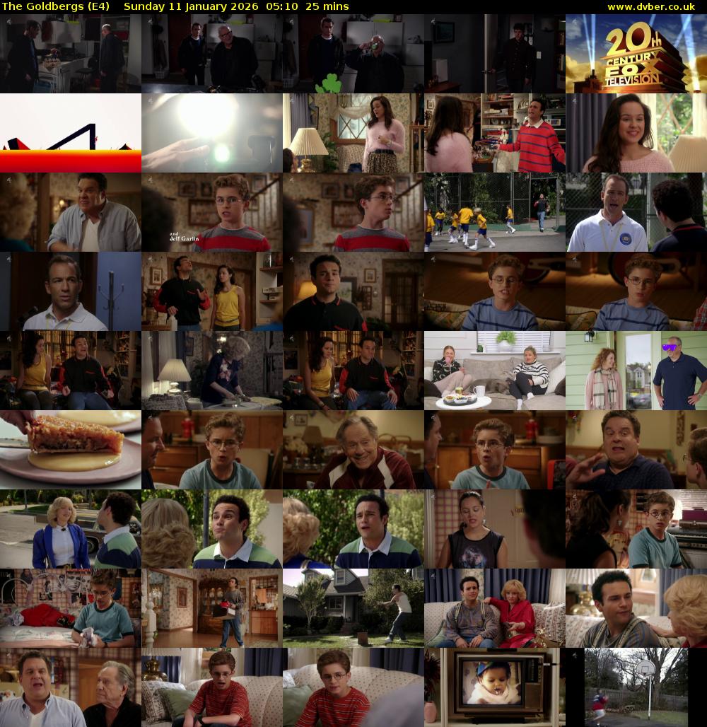 The Goldbergs (E4) Sunday 11 January 2026 05:10 - 05:35