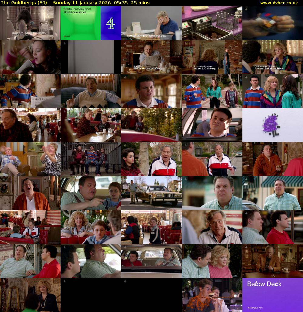 The Goldbergs (E4) Sunday 11 January 2026 05:35 - 06:00