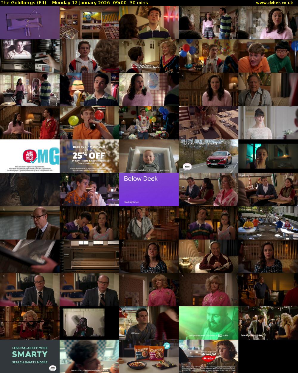The Goldbergs (E4) Monday 12 January 2026 09:00 - 09:30