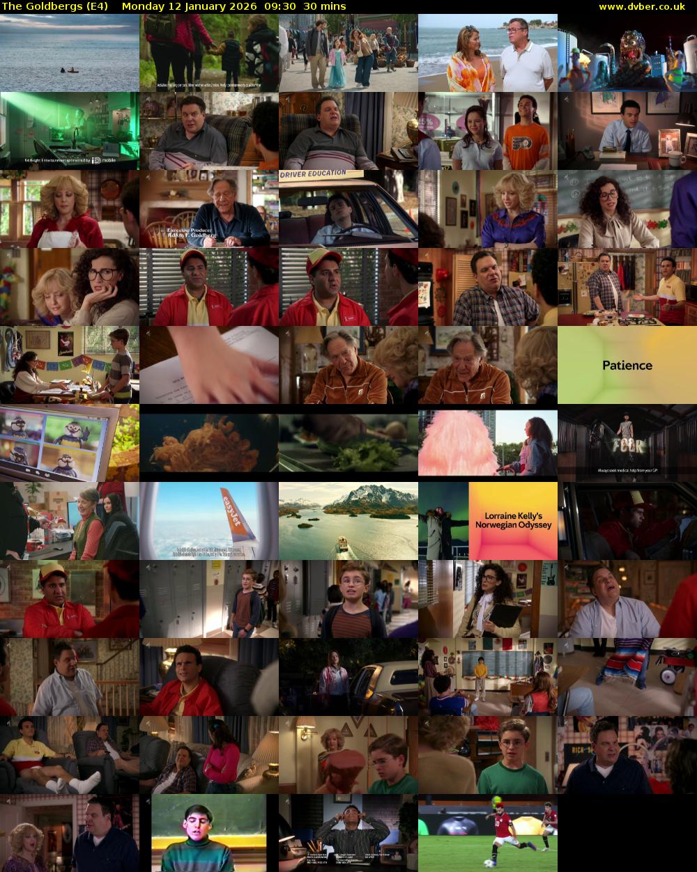 The Goldbergs (E4) Monday 12 January 2026 09:30 - 10:00