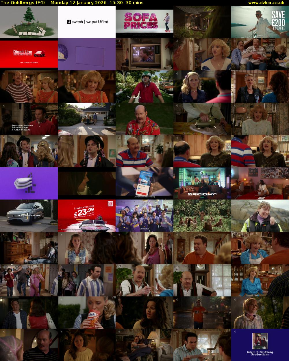 The Goldbergs (E4) Monday 12 January 2026 15:30 - 16:00