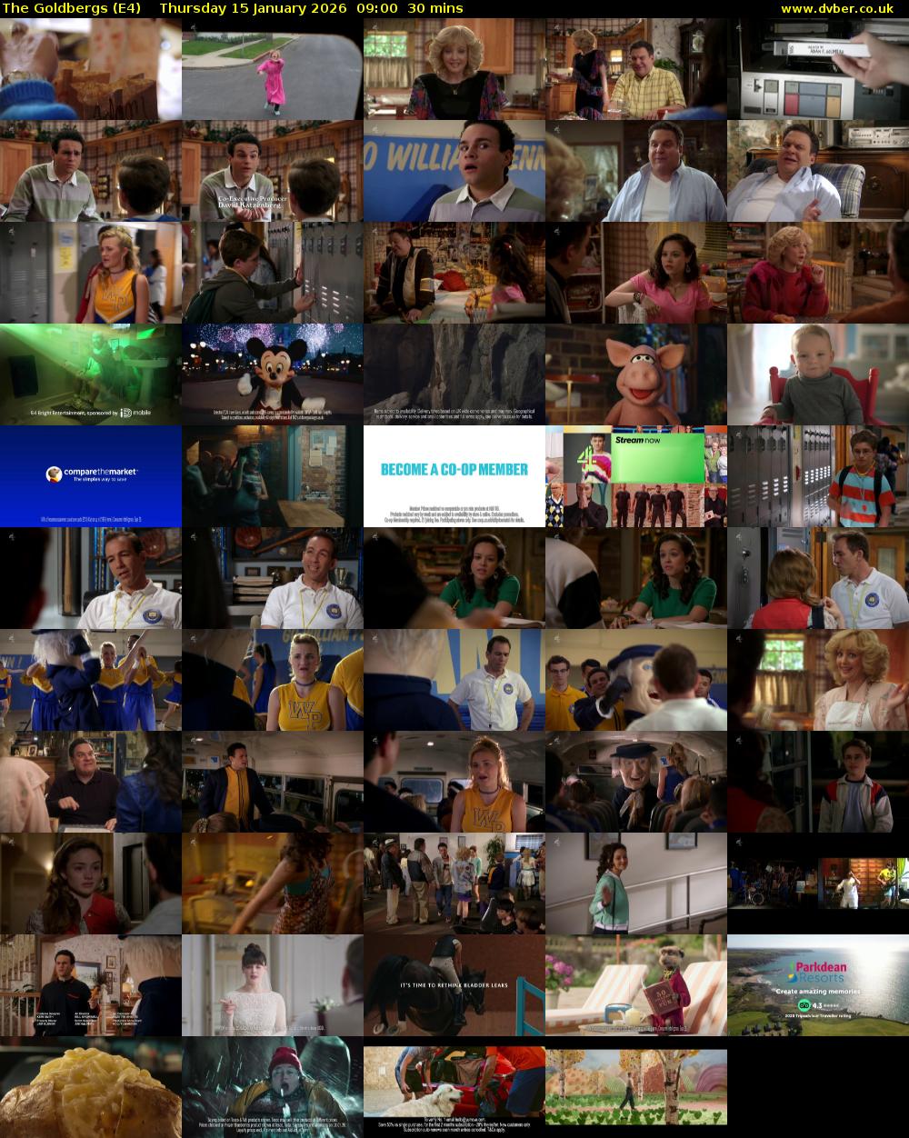 The Goldbergs (E4) Thursday 15 January 2026 09:00 - 09:30