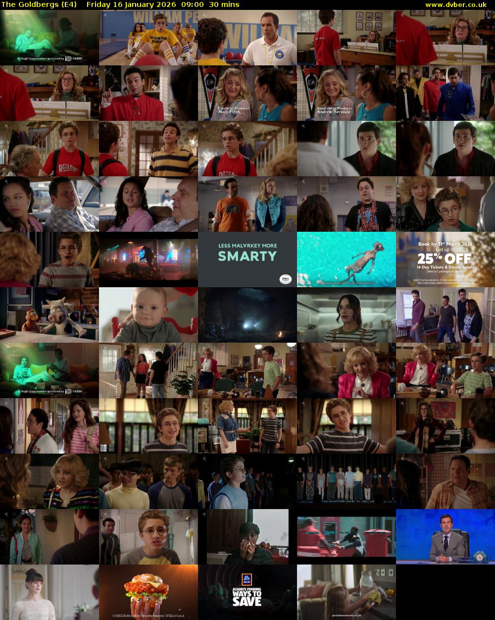 The Goldbergs (E4) Friday 16 January 2026 09:00 - 09:30