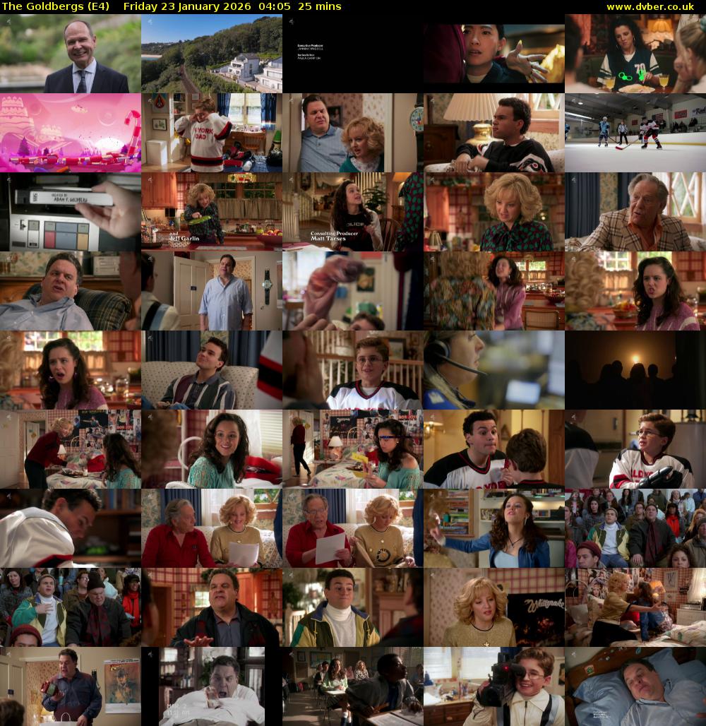 The Goldbergs (E4) Friday 23 January 2026 04:05 - 04:30
