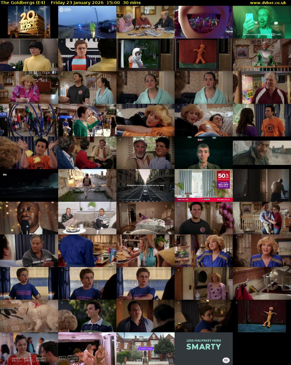 The Goldbergs (E4) Friday 23 January 2026 15:00 - 15:30