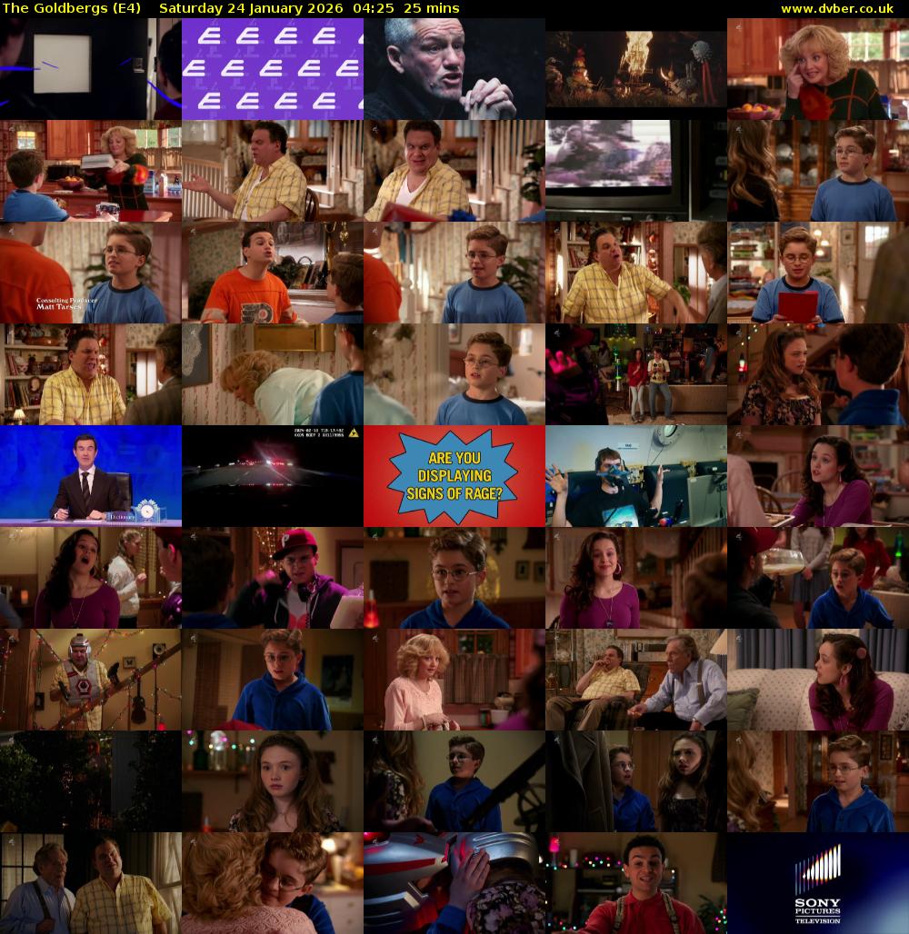 The Goldbergs (E4) Saturday 24 January 2026 04:25 - 04:50