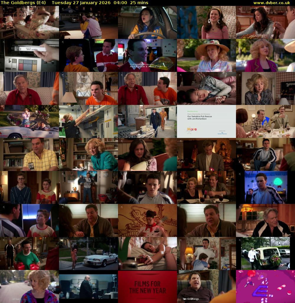The Goldbergs (E4) Tuesday 27 January 2026 04:00 - 04:25