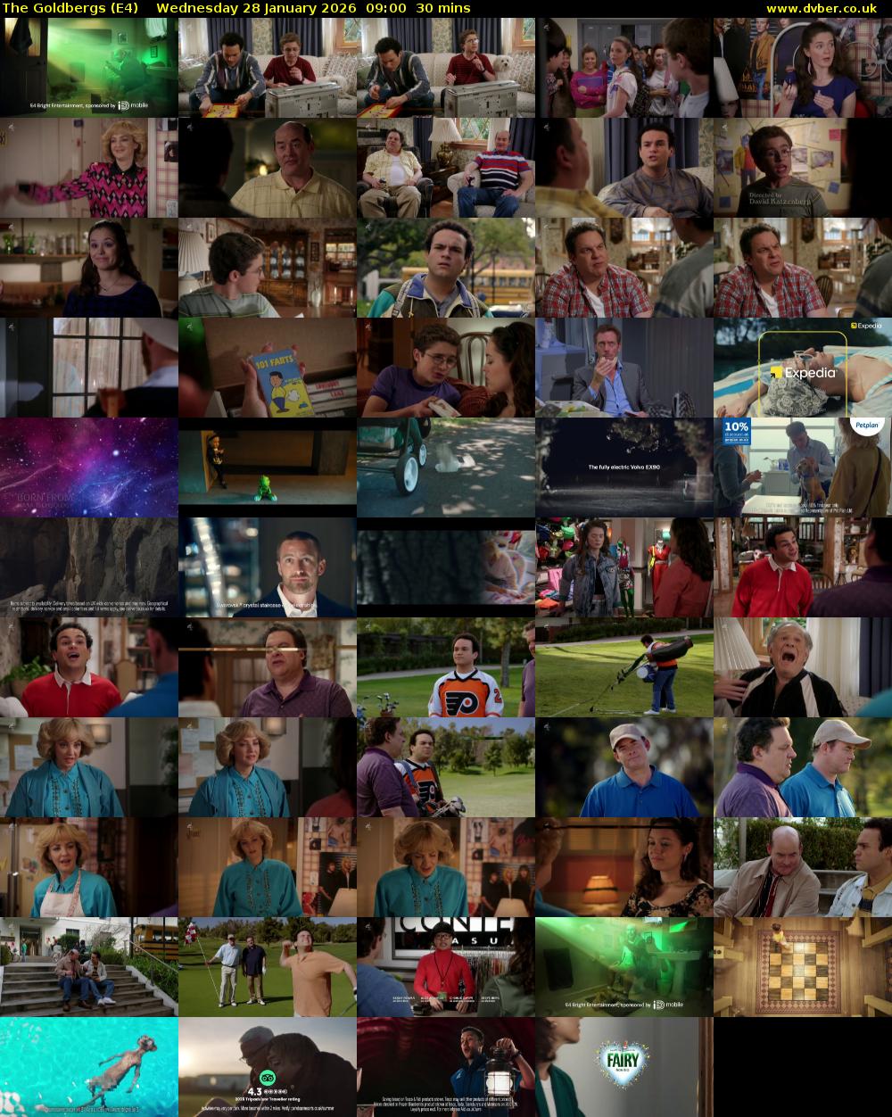 The Goldbergs (E4) Wednesday 28 January 2026 09:00 - 09:30
