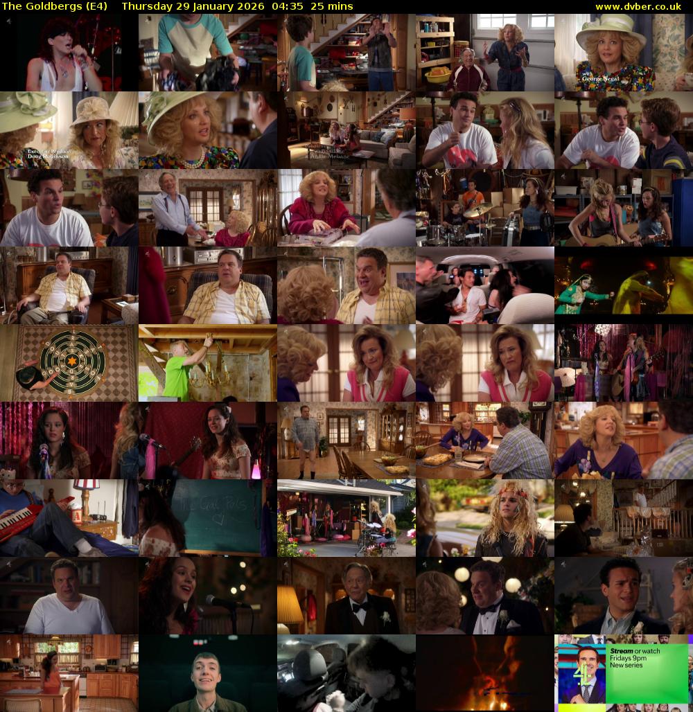 The Goldbergs (E4) Thursday 29 January 2026 04:35 - 05:00
