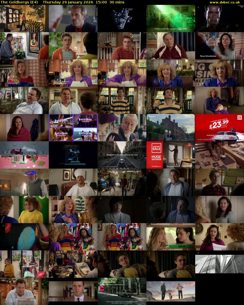 The Goldbergs (E4) Thursday 29 January 2026 15:00 - 15:30