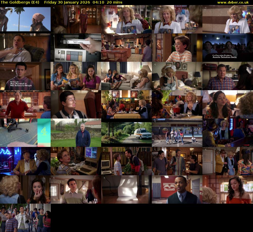 The Goldbergs (E4) Friday 30 January 2026 04:10 - 04:30