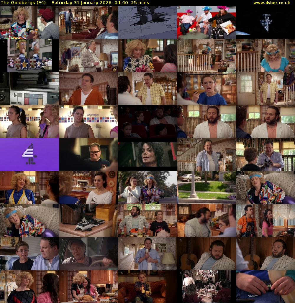 The Goldbergs (E4) Saturday 31 January 2026 04:40 - 05:05